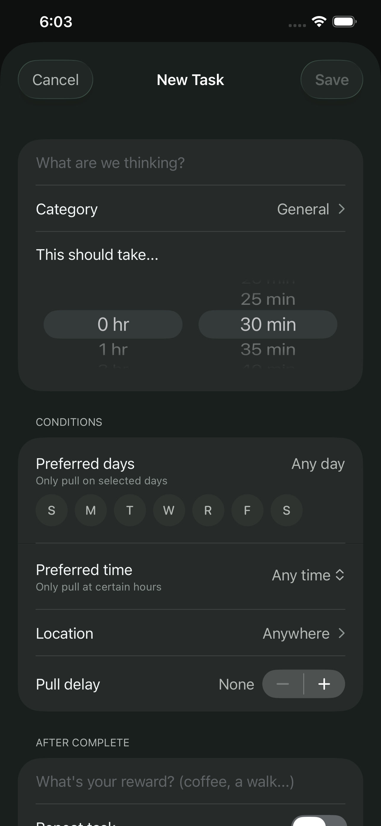 Maybe... Later app screenshot
