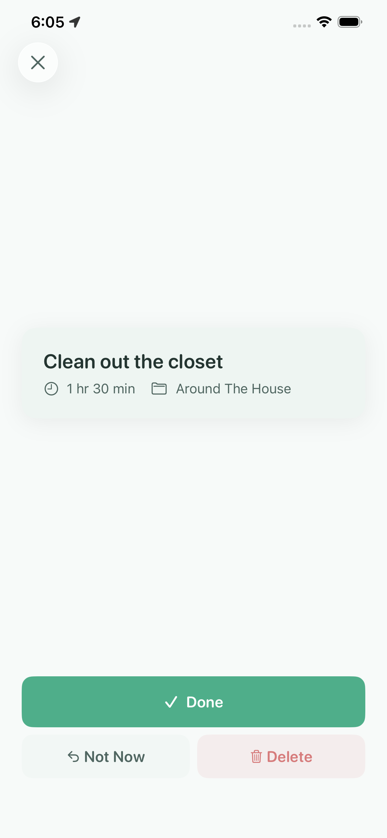 Maybe... Later app screenshot