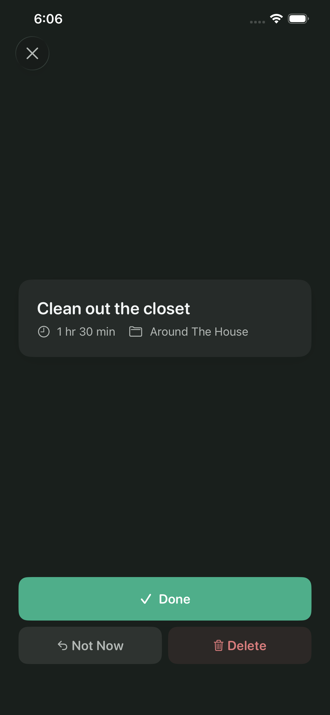 Maybe... Later app screenshot